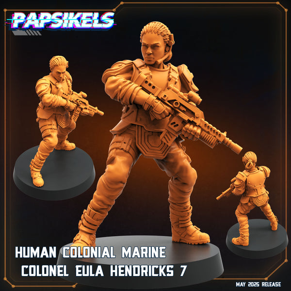 pap-2505s26 HUMAN COLONIAL MARINE COLONEL EULA HENDRICKS 7