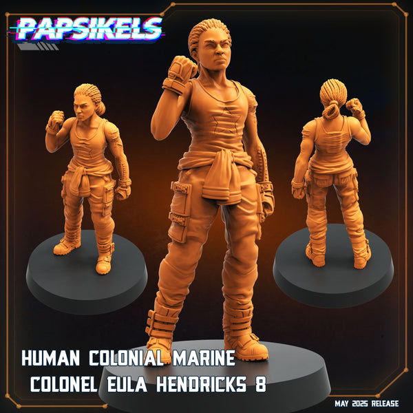 pap-2505s27 HUMAN COLONIAL MARINE COLONEL EULA HENDRICKS 8