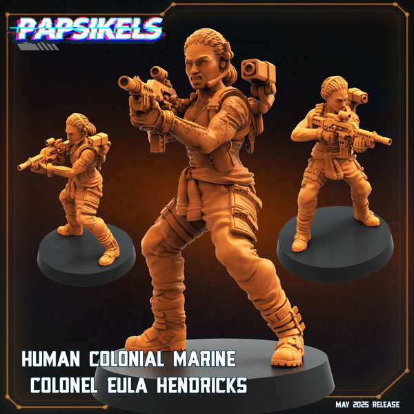pap-2505s20 HUMAN COLONIAL MARINE COLONEL EULA HENDRICKS 1