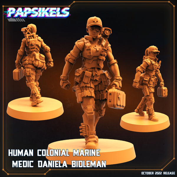 pap-2210s12 HUMAN COLONIAL MARINE MEDIC DANIELA BIDLEMAN