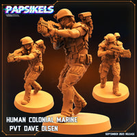 pap-2309s05 HUMAN COLONIAL MARINE PVT DAVE OLSEN