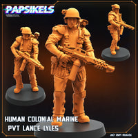 pap-2407s11 HUMAN COLONIAL MARINE PVT LANCE LYLES