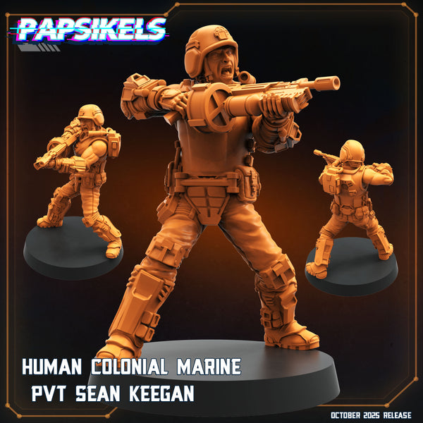 pap-2510s08 HUMAN COLONIAL MARINE PVT SEAN KEEGAN