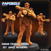 pap-2407s13 HUMAN COLONIAL MARINE SGT JAMES MEADOWS