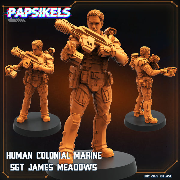 pap-2407s13 HUMAN COLONIAL MARINE SGT JAMES MEADOWS