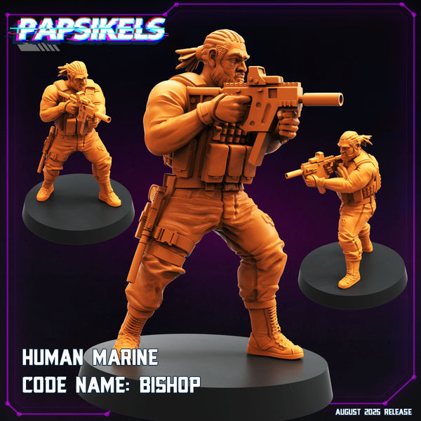 pap-2508c14 HUMAN MARINE CODE NAME BISHOP
