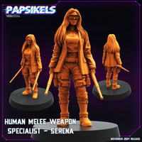 pap-2411c05 HUMAN MELEE WEAPON SPECIALIST SERENA