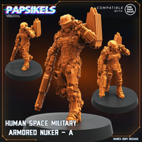 pap-2403s05 HUMAN SPACE MILITARY ARMORED NUKER A