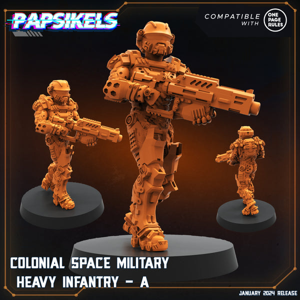 pap-2401s26 HUMAN SPACE MILITARY HEAVY INFANTRY A