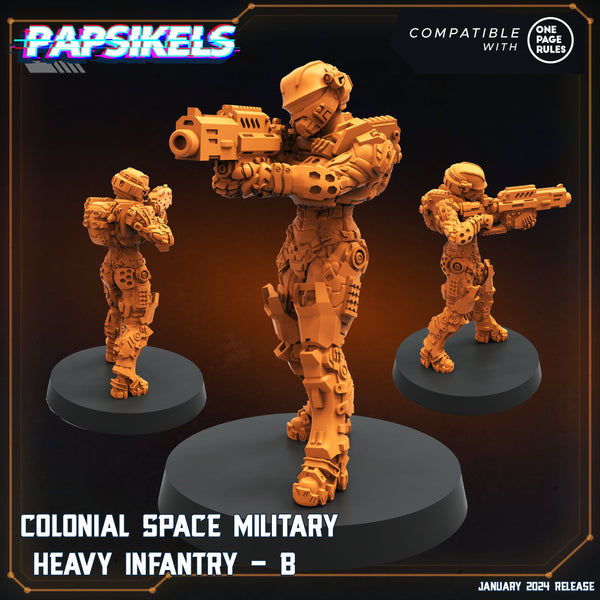 pap-2401s27 HUMAN SPACE MILITARY HEAVY INFANTRY B