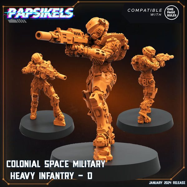 pap-2401s29 HUMAN SPACE MILITARY HEAVY INFANTRY D