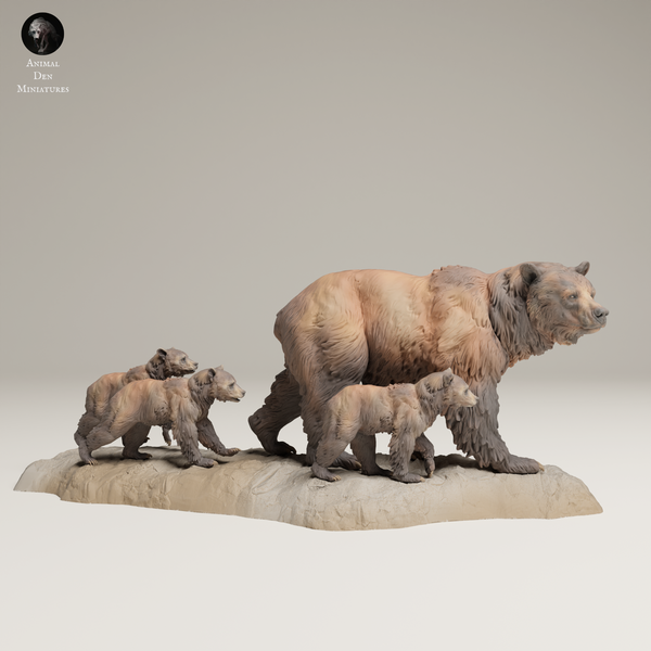 Anml-250609 Grizzly family （グリズリーファミリー）
