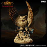 pc-241011 Mystical Animals Serpentine Owl