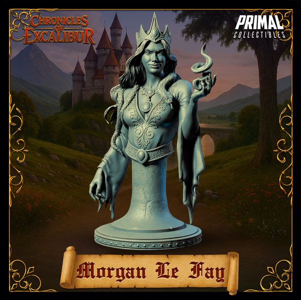 pc-251102 Witch Morgan Le Fay Bust