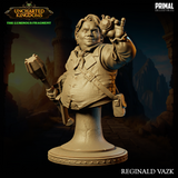 pc-240304 HALFLING ROGUE REGINALD VAZK BUST