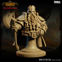 pc-240802 Dwarf Brourum King Clothes Bust