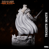 pc-231105 WIZARD FIGHTER THAZGETH DRAGTH 75mm