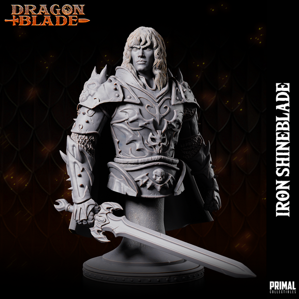 pc-231209 FIGHTER IRON SHINEBLADE BUST