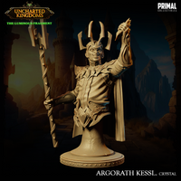 pc-240306 DARK WIZARD AGORATH KESSL CRYSTAL BUST