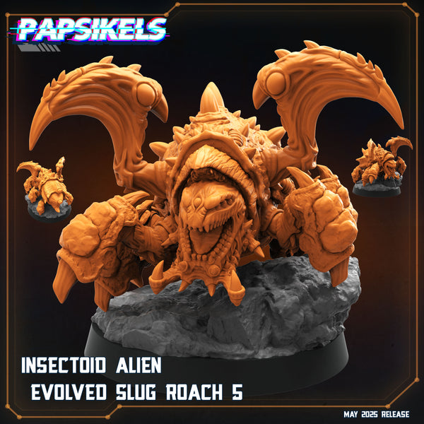 pap-2505s35 INSECTOID ALIEN EVOLVED SLUG ROACH 5