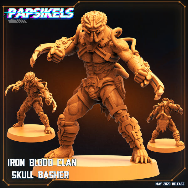 pap-2305s10 IRON BLOOD CLAN SKULL BASHER