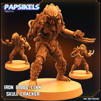 pap-2305s11 IRON BLOOD CLAN SKULL CRACKER