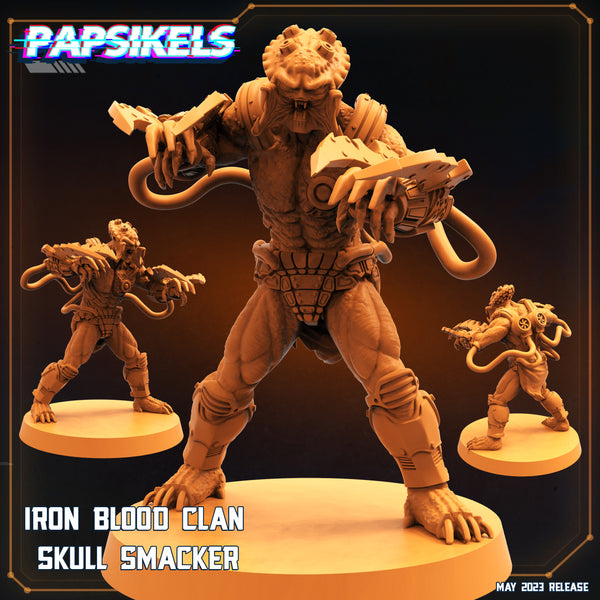 pap-2305s12 IRON BLOOD CLAN SKULL SMACKER