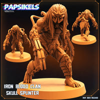 pap-2305s13 IRON BLOOD CLAN SKULL SPLINTER