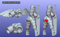 Gaz-250401 Jet Pack Pinup