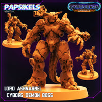 Pap-cybr223 LORD ASHARNEL CYBORG DEMON BOSS