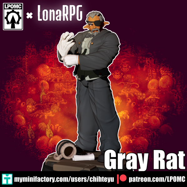 LPO-250803 Grey Rat