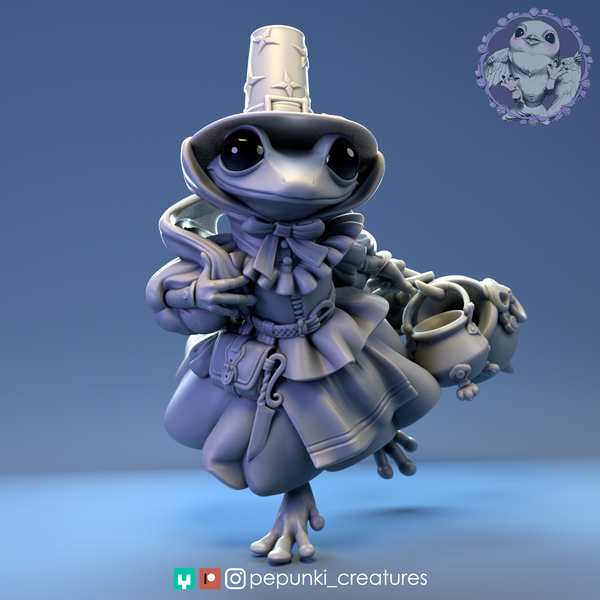 Ppnk-251103 Pilgrim Frog Witch