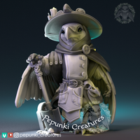 Ppnk-241002 Raven with shovel and doctor plague mask