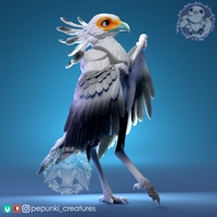 Ppnk-250803 Secretary Bird
