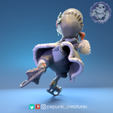 Ppnk-251201 Duck Lady with Ice Skates