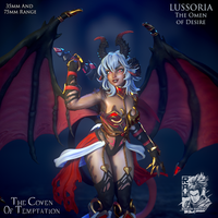 Raw-241004 Succubus Lussoria the omen of desire