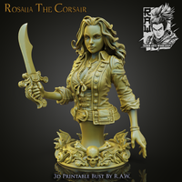 Raw-231101 Bust Rosalia The Corsair