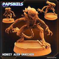 pap-2208s13 MONKEY ALIEN SNATCHER