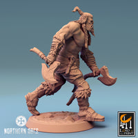 Lop-240418 Orc Soldier Axe Walk