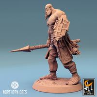 Lop-240429 Orc Soldier Spear Stand