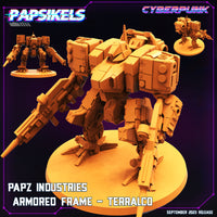 pap-2309c01 ARMORED FRAME PAPZ INDUSTRIES TERRALCO