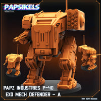 pap-2405s30 PAPZ INDUSTRIES P 40 EXO MECH DEFENDER A