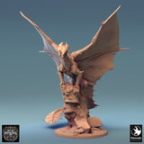 Lop-240802 Brass Dragon Stand