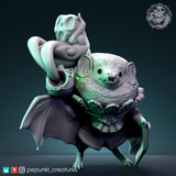 Hoary Bat with cannon miniature