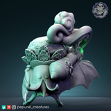 Hoary Bat with cannon miniature