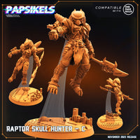 pap-2311s17 RAPTOR SKULL HUNTER C