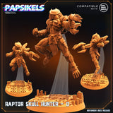 pap-2311s18 RAPTOR SKULL HUNTER D