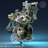 Ppnk-240504 Raccoon Merchant Traveller