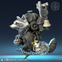 Ppnk-240504 Raccoon Merchant Traveller