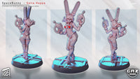 Gaz-250903 Retro Space Bunny Hopps